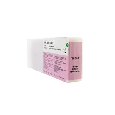 WL Mustepatruuna vaalea magenta, korvaa Epson T8046 0T08046 Vastaa: T8046