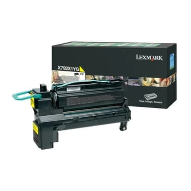Lexmark Värikasetti keltainen 20.000 sivua X792X1YG Vastaa: N/A