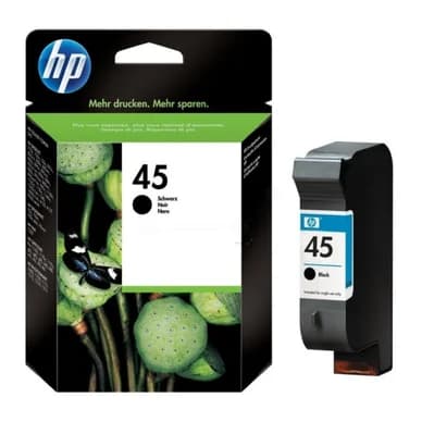 HP HP 45 Mustepatruuna musta, 930 sivua 51645A Vastaa: N/A