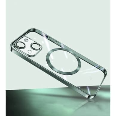 Turtos Kännykkäkotelot MagSafe Transparent iPhone 15, Green AC17279 Vastaa: N/A