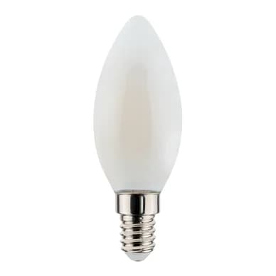 AIRAM Oiva LED-lamppu E14 Kruunukynttilä 4W/830 470lm Opaali 9410827 Vastaa: N/A