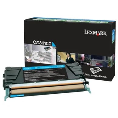 Lexmark Värikasetti cyan 10.000 sivua C748H1CG Vastaa: N/A – Lexmark