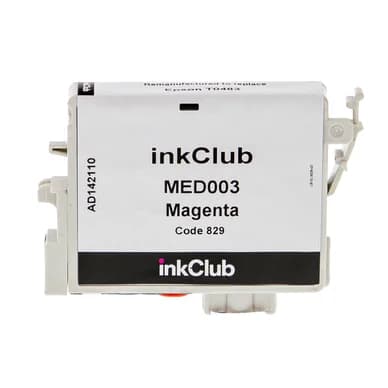 inkClub Mustepatruuna magenta, korvaa Epson T0483 MED003 Vastaa: T0483 – inkClub