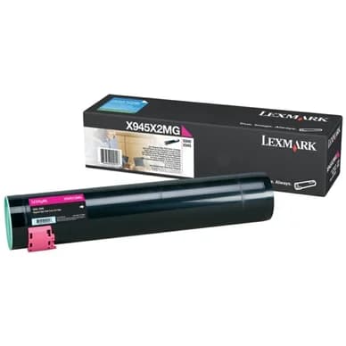 Lexmark Värikasetti magenta 22.000 sivua X945X2MG Vastaa: N/A