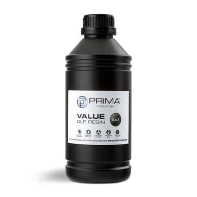 Prima PrimaCreator Value DLP / UV Resin 1000 ml musta 7340002114477 Vastaa: N/A