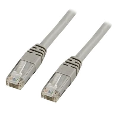 DELTACO DELTACO U/UTP Cat6 laitekaapeli 10m, harmaa 7340004610403 Vastaa: N/A