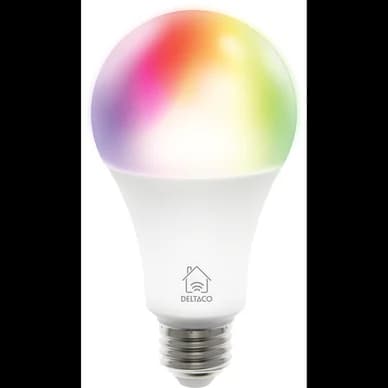 DELTACO Smart Home LED-lamppu RGB E27 A60, 9W SH-LE27A60RGB02 Vastaa: N/A – Deltaco