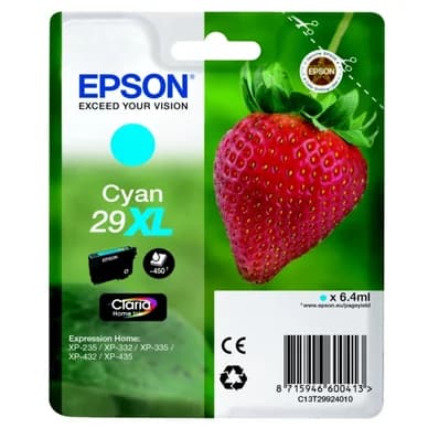 Epson Epson 29XL Mustepatruuna Cyan T2992 Vastaa: N/A – Epson