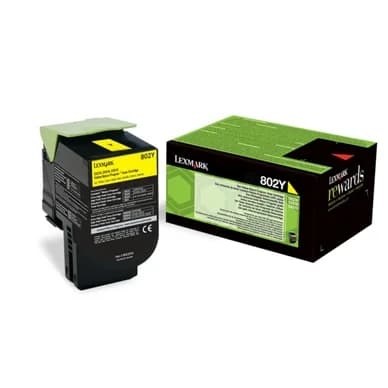 Lexmark Lexmark 802Y Värikasetti keltainen 80C20Y0 Vastaa: N/A