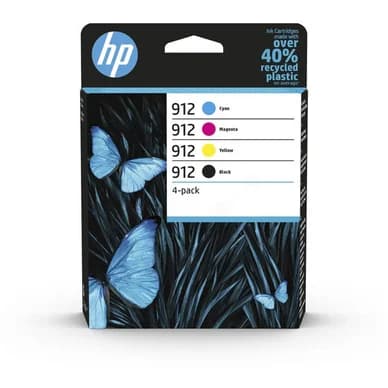 HP Multipack HP 912 (3YL80AE, 3YL77AE, 3YL78AE, 3YL79AE) 6ZC74AE Vastaa: N/A