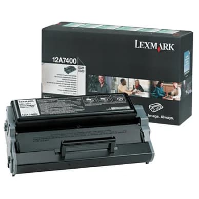 Lexmark Värikasetti musta 3000 sivua Prebate 12A7400 Vastaa: N/A – Lexmark