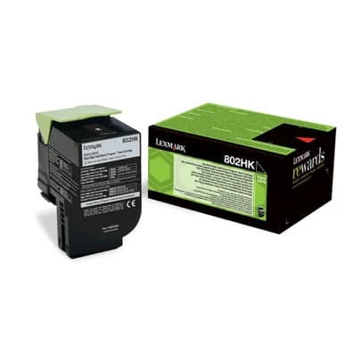 Lexmark Värikasetti musta 4.000 sivua 80C2HKE Vastaa: N/A