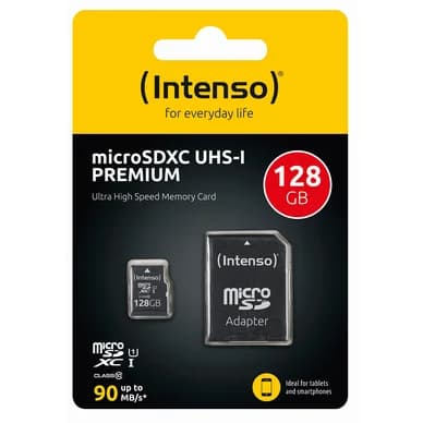 Intenso Intenso Micro SDXC 128GB UHS-I Premium 4034303019892 Vastaa: N/A – Intenso