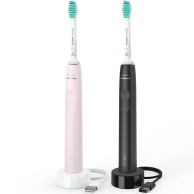 Philips Philips Sonicare 3100 Duo sähköhammasharja Black/Pink 8710103985693 Vastaa: N/A