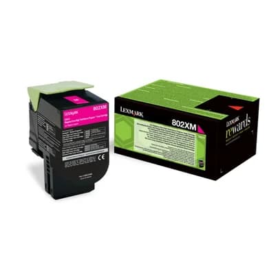 Lexmark Lexmark 802XM Värikasetti magenta 80C2XM0 Vastaa: N/A