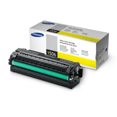 Samsung Värikasetti keltainen 1.500 sivua CLT-Y506S Vastaa: N/A