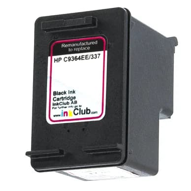 inkClub Mustepatruuna, korvaa HP 337, musta, 11 ml MHB350 Vastaa: C9364EE