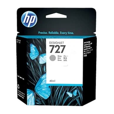 HP HP 727 Mustepatruuna harmaa, 40 ml B3P18A Vastaa: N/A – HP
