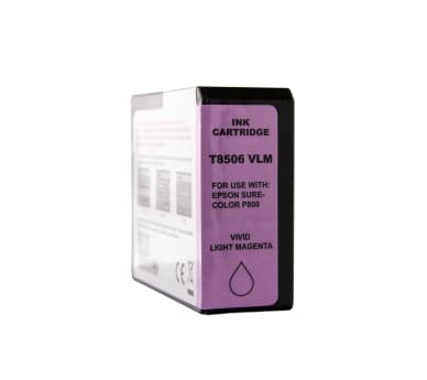 WL Mustepatruuna, korvaa Epson T8506, vaalea magenta, 84 ml 0T8506 Vastaa: T8506 – WL