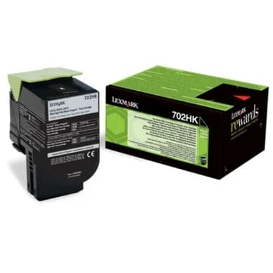 Lexmark Lexmark 702HK Värikasetti musta 70C2HK0 Vastaa: N/A