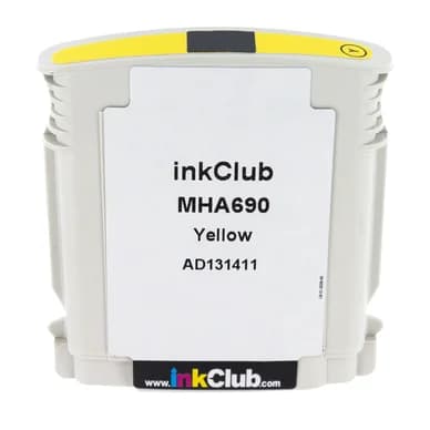 inkClub Mustepatruuna, korvaa HP 940XL, keltainen, 30 ml MHA690 Vastaa: C4909AE