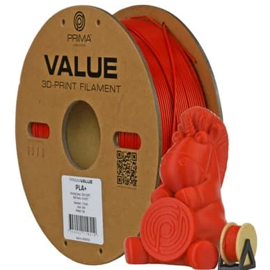 Prima PrimaValue PLA+ - 2,85mm - 1kg - Punainen 7340002119663 Vastaa: N/A