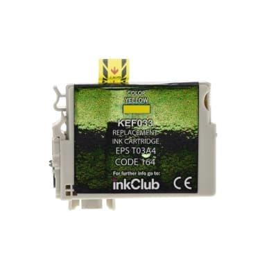 inkClub Mustepatruuna, korvaa Epson 603XL, keltainen, 400 sivua KEF033 Vastaa: T03A4 – inkClub