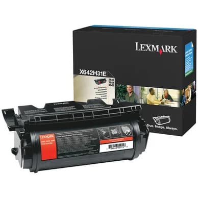 Lexmark Värikasetti musta 21.000 sivua X642H31E Vastaa: N/A – Lexmark