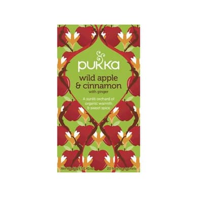 Pukka Pukka Wild Apple & Cinnamon teepussit 20-pakkaus 5060229011046 Vastaa: N/A