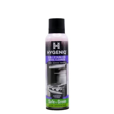 HYGENIQ HYGENIQ 3-in-1 Ruostumattoman teräksen puhdistusaine 185 ml 603010 Vastaa: N/A