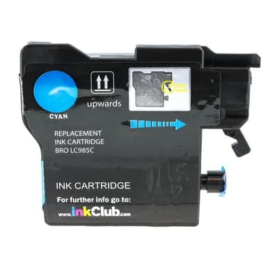 inkClub Mustepatruuna syaani, 800 sivua KBA043 Vastaa: LC985C