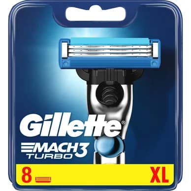 Gillette Gillette Mach3 Turbo x8 7702018465385 Vastaa: N/A – Gillette