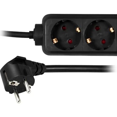 DELTACO DELTACO jatkojohto 6xCEE 7/4 1xCEE 7/7 3m musta 7340004677222 Vastaa: N/A – Deltaco