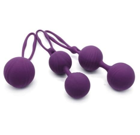 Silikoniset vaginan treenikuulat – Hotlips - Sex toys