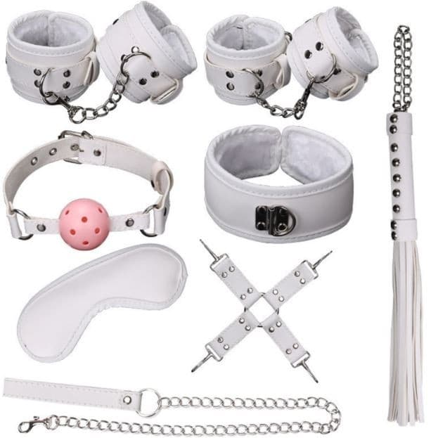 7 OSAINEN BONDAGE SETTI- VÄRIVALIKOIMA