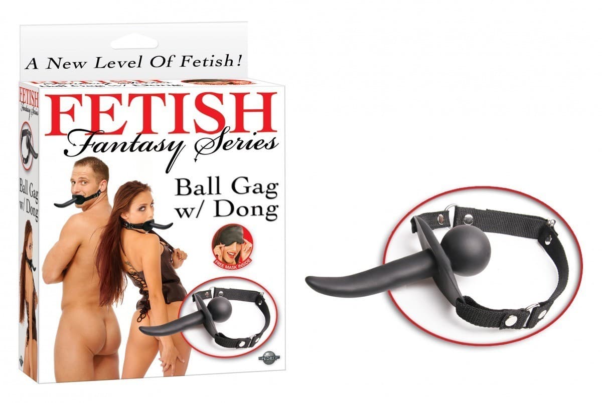 Fetish Fantasy Musta Suupallon ja Dildon Yhdistelmä