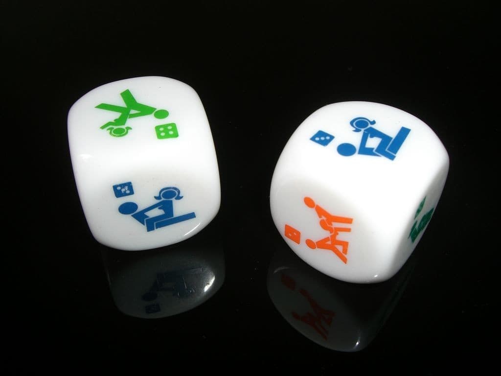 Arpakuutio "sexy dice" 1 kpl. – Hotlips - Sex toys