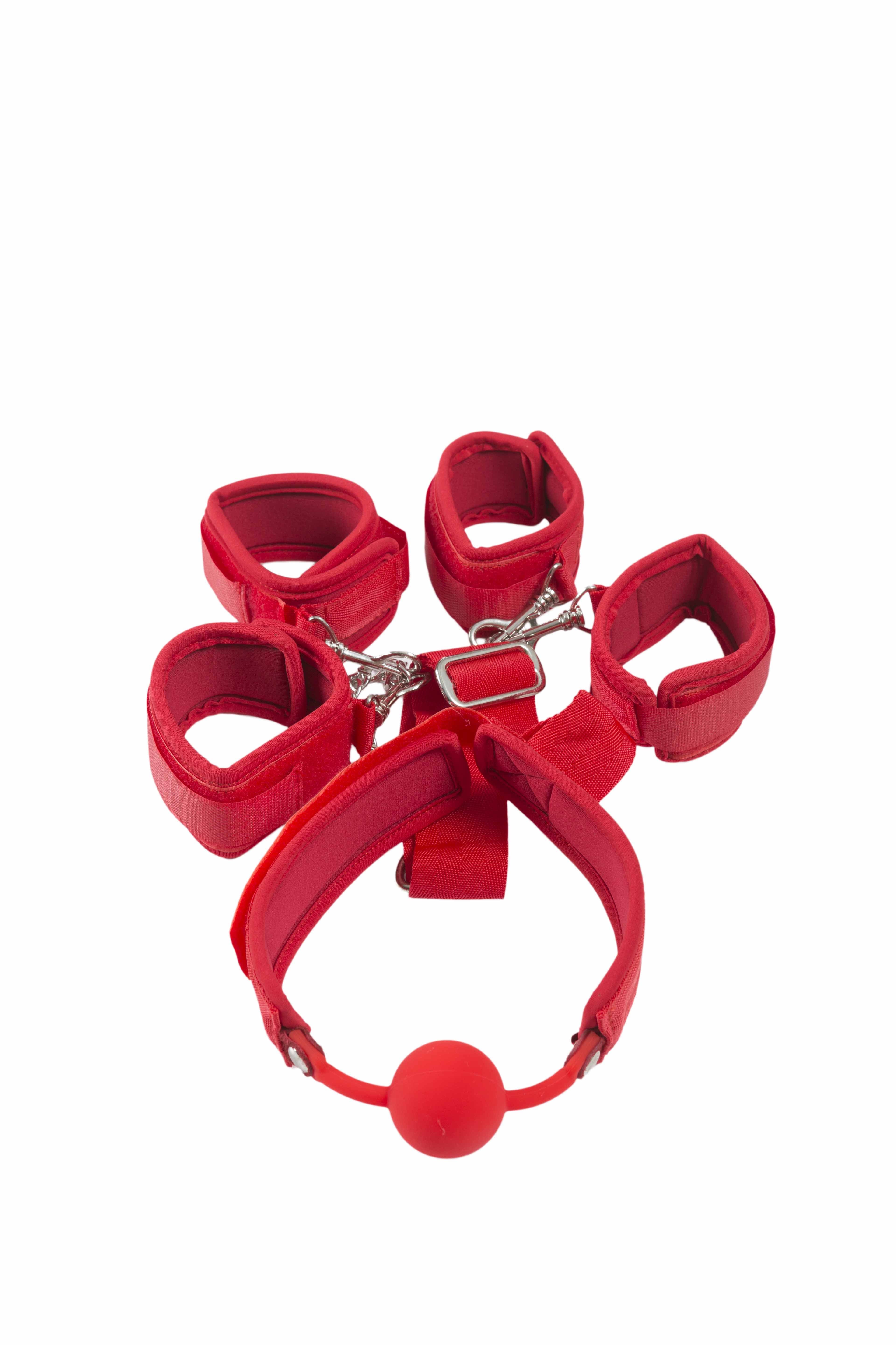 Kaulapanta suupallolla ja kahleilla – Hotlips - Sex toys