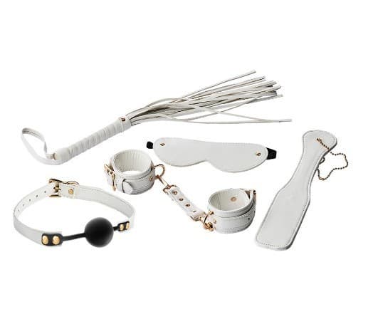 BLAZE ELITE VALKOINEN BDSM SETTI – Dream Toys
