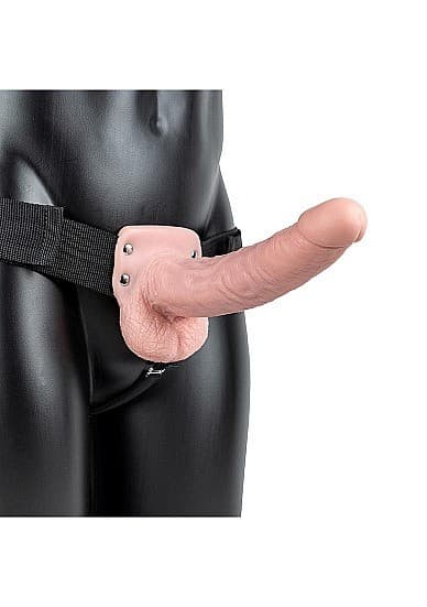 VÄRISEVÄ SISÄLTÄ ONTTO 23CM PITKÄ PENISTUKI KIVEKSILLÄ