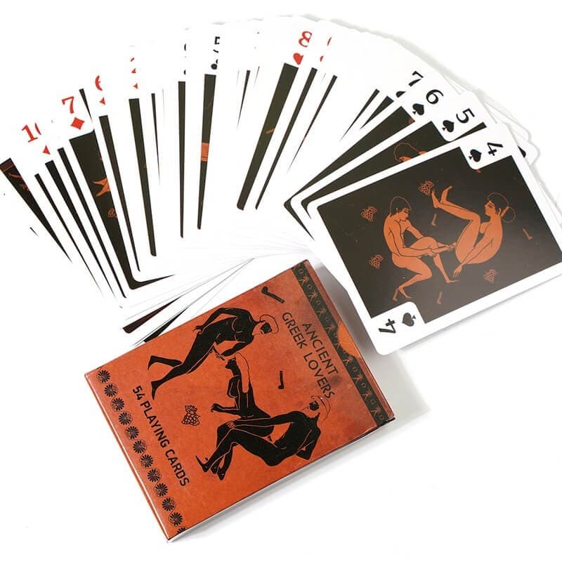 Antiikin kreikkalaisten rakastavaisten pokerikortit – Hotlips - Sex toys