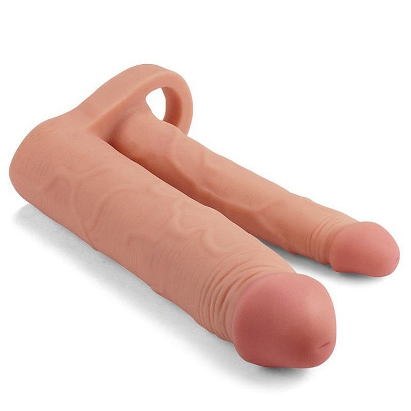 Pleasure X-tender peniksen pidennys ja dildo yhdessä – Hotlips - Sex toys