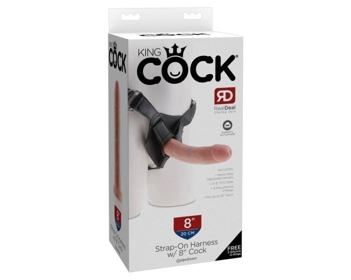 20 CM PITKÄ STRAP-ON DILDO – Pipedream