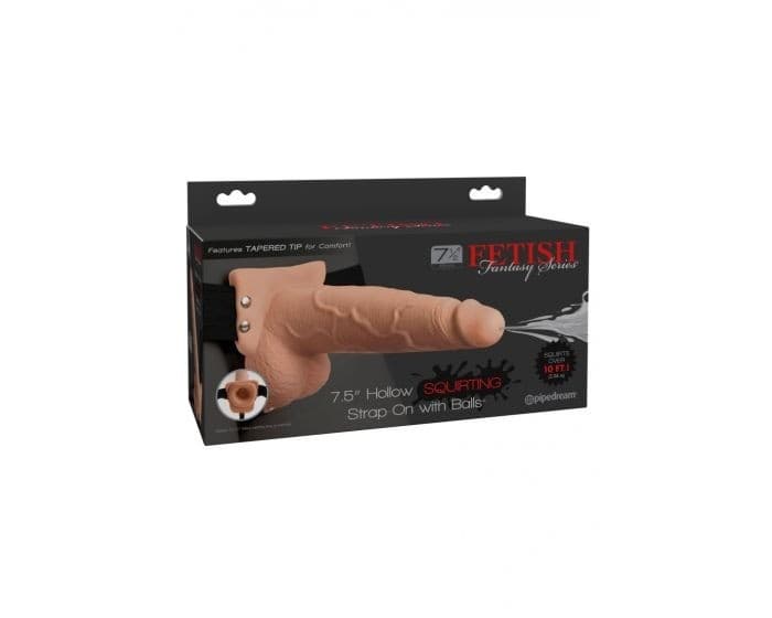 FETISH FANTASY - SPERMAA ROISKIVA PENIS JA 19 CM STRAP-ON – Fetish