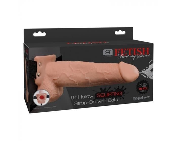 Fetish Fantasy - Spermaa roiskiva penis ja 23 cm strap-on – Fetish Fantasy