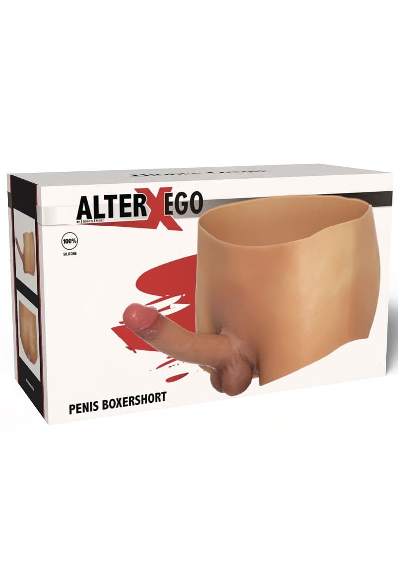 Penis Bokserishortsit 18cm Dildo – Alter Ego