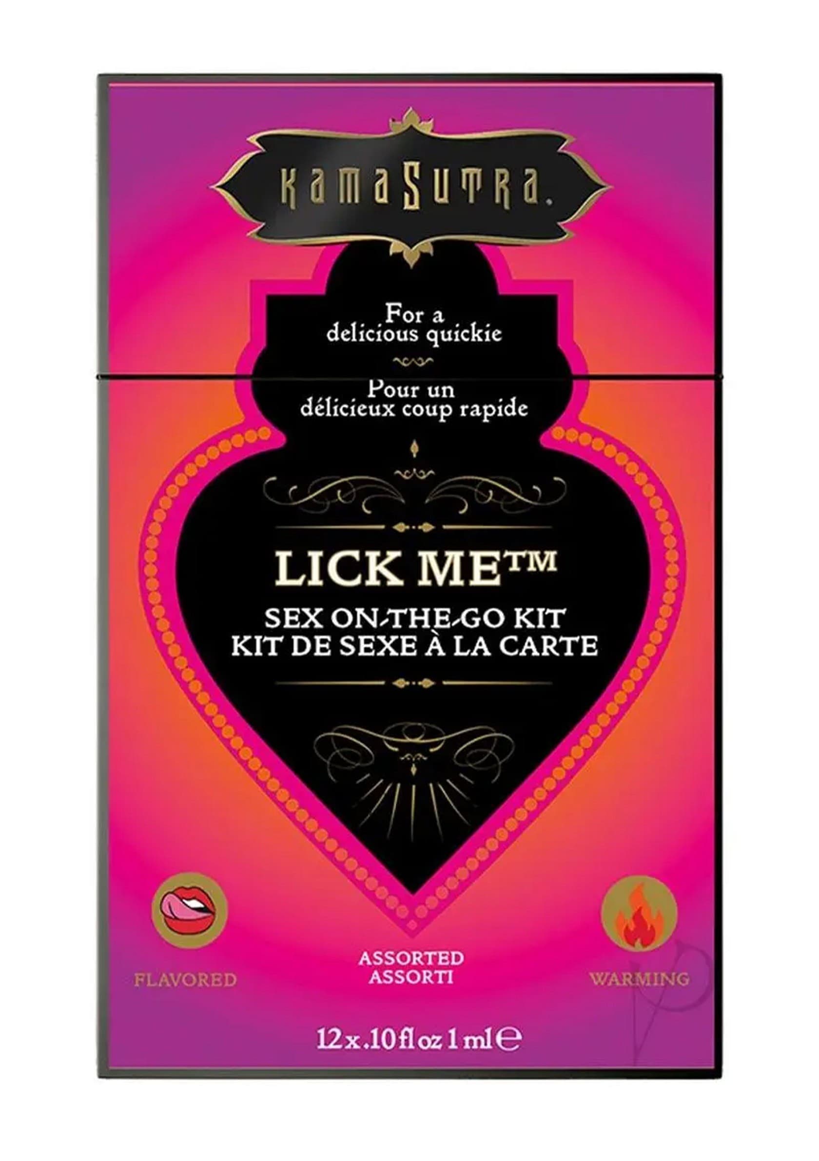 Kama Sutra Sex To Go Kit - Lick Me – Intensiivistä Nautintoa Hetkessä