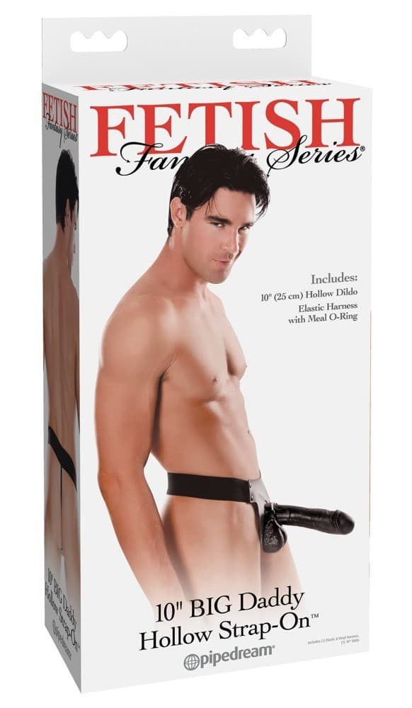 BIG Daddy Hollow 10 inch Strap-On – Pipedream