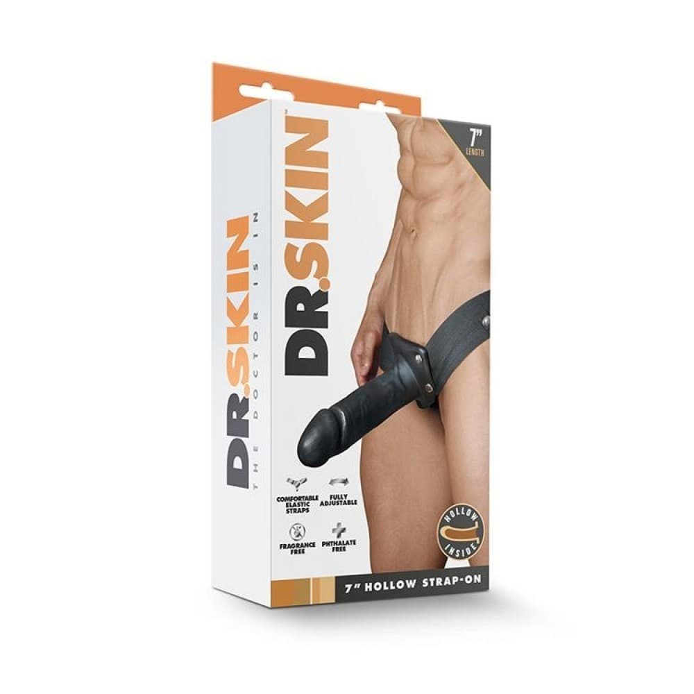 Blush Dr Skin 19 cm Hollow Strap On – Blush