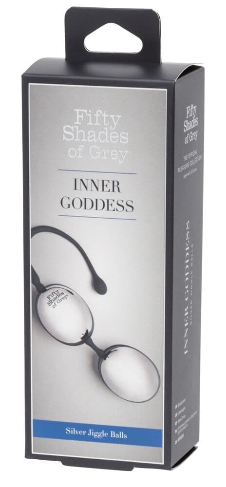 Fifty Shades of Grey Inner Goddess Silver Jiggle Balls – Aloittelijaystävälliset geishakuulat lantionpohjalihasten treeniin – Fifty Shades of Grey